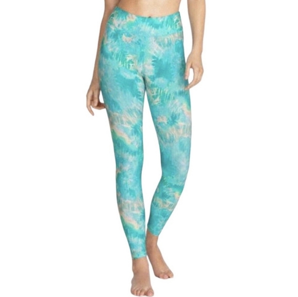Johnny Was Pants - Johnny Was Calme Paddle Pants Leggings in Aqua Blue Keys XS New
